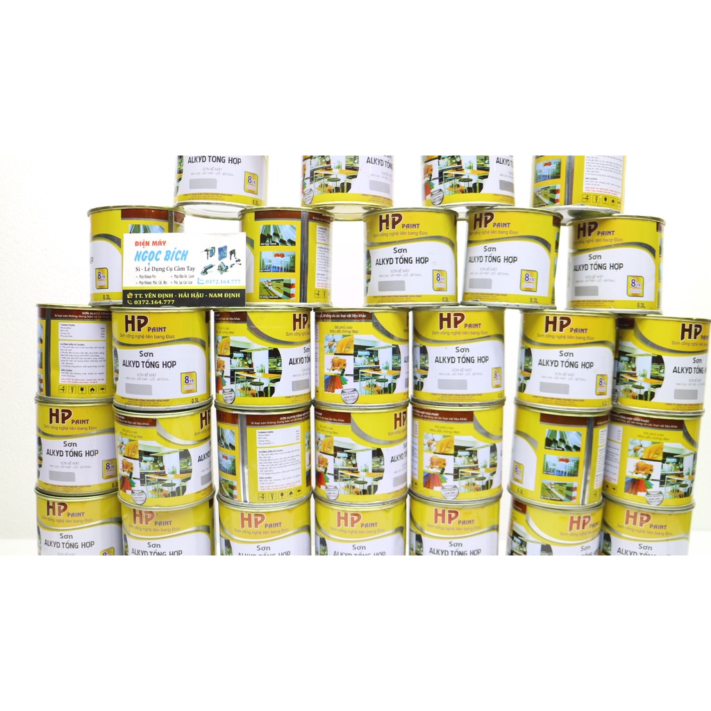 Sơn HP Tổng Hợp Cho Sắt, Kim Loại, Gỗ, Bê Tông... 300ml