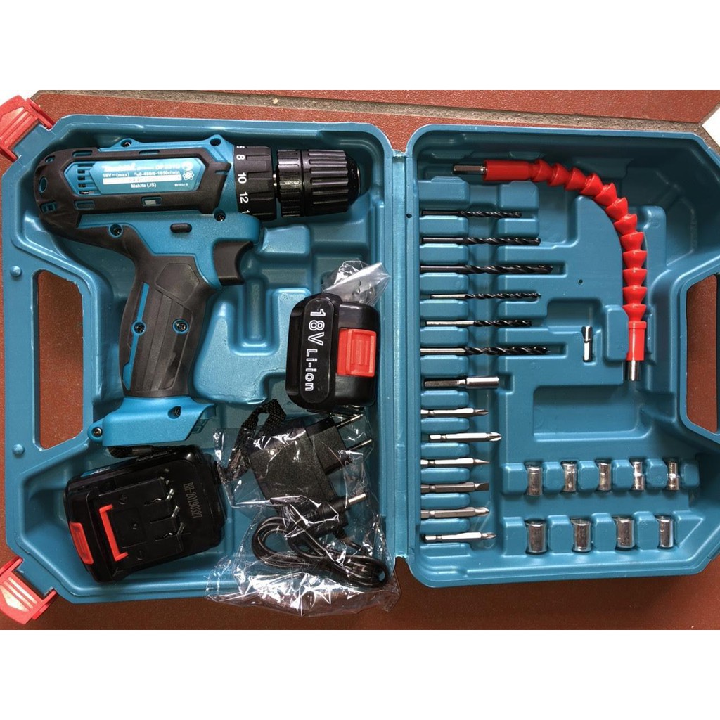 Bộ máy khoan đa năng MAKITA 18V dùng 2 PIN Hàng loại 1