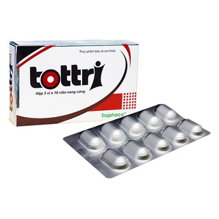 Tottri Viên Nang - Hỗ trợ điều trị và ngăn ngừa bệnh trĩ (Hộp 30Viên)
