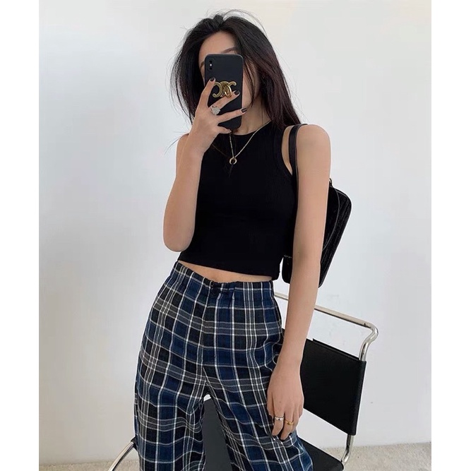 Áo croptop nữ , áo ba lỗ chất cotton thoáng mát