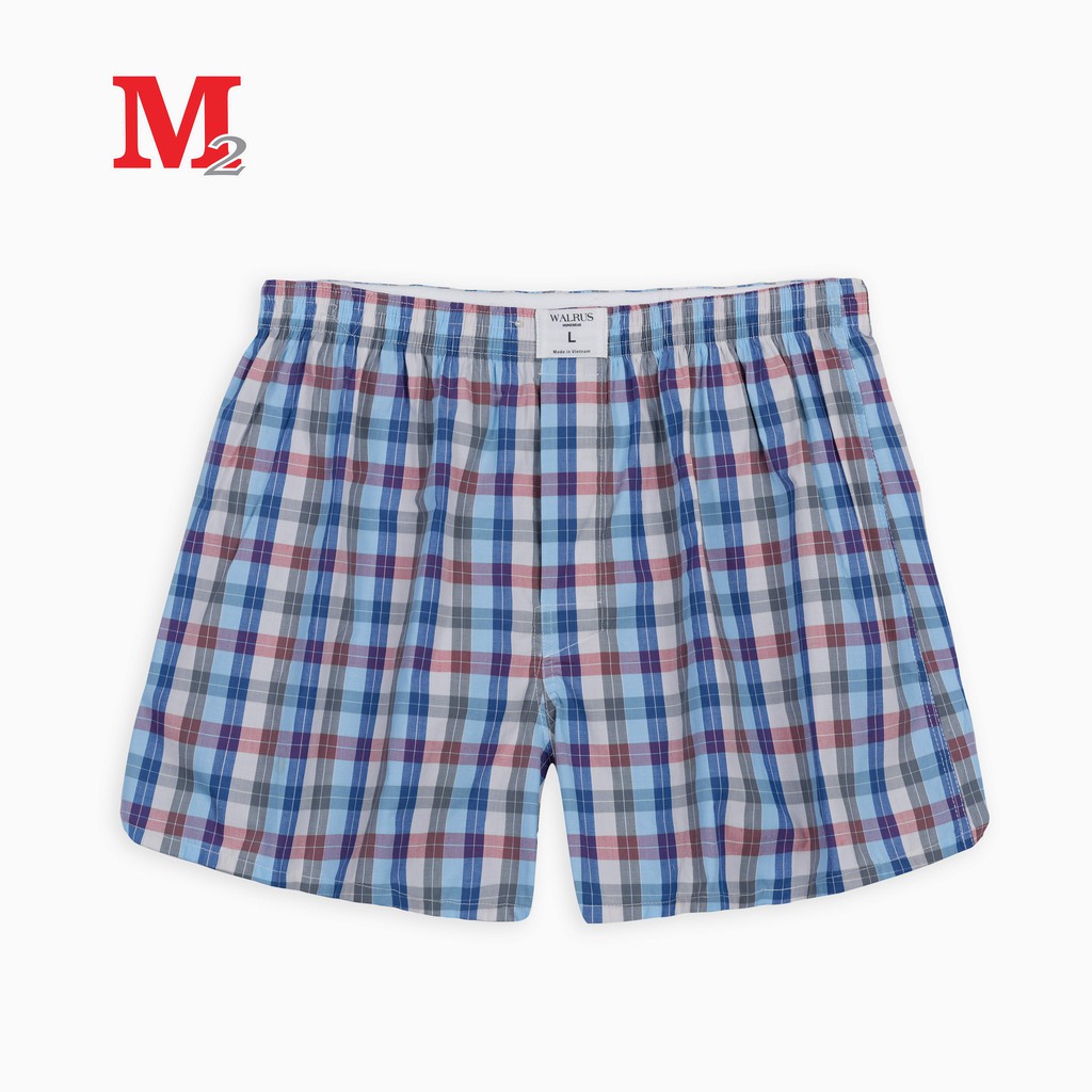 Quần đùi nam mặc nhà Walrus Thời Trang M2 M0200183 quần short mùa hè cotton ống rộng chất mát đi biển