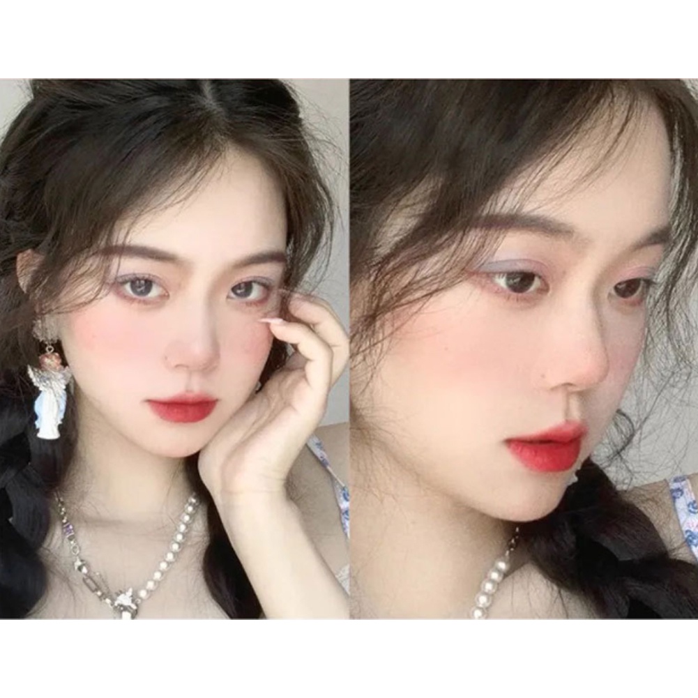 Má hồng dạng lỏng Uslike tổng màu nude tự nhiên lâu trôi trang điểm chuyên nghiệp YR