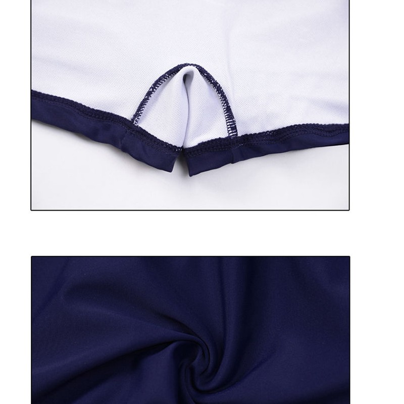 Women One Piece Swimsuit Bigsize Korean Sport Elastic Zipper Short Sleeve Swimwear | BigBuy360 - bigbuy360.vn