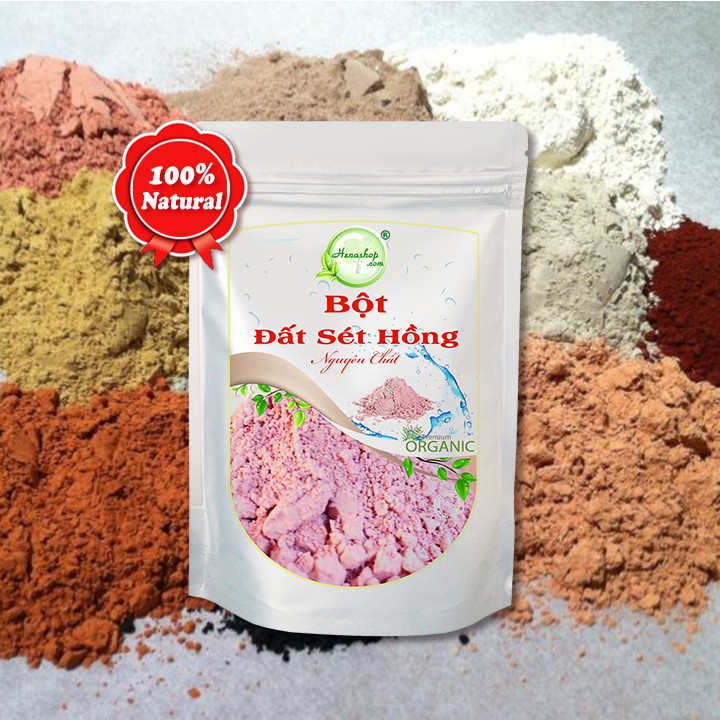 Bột Đất Sét Hồng 500gr