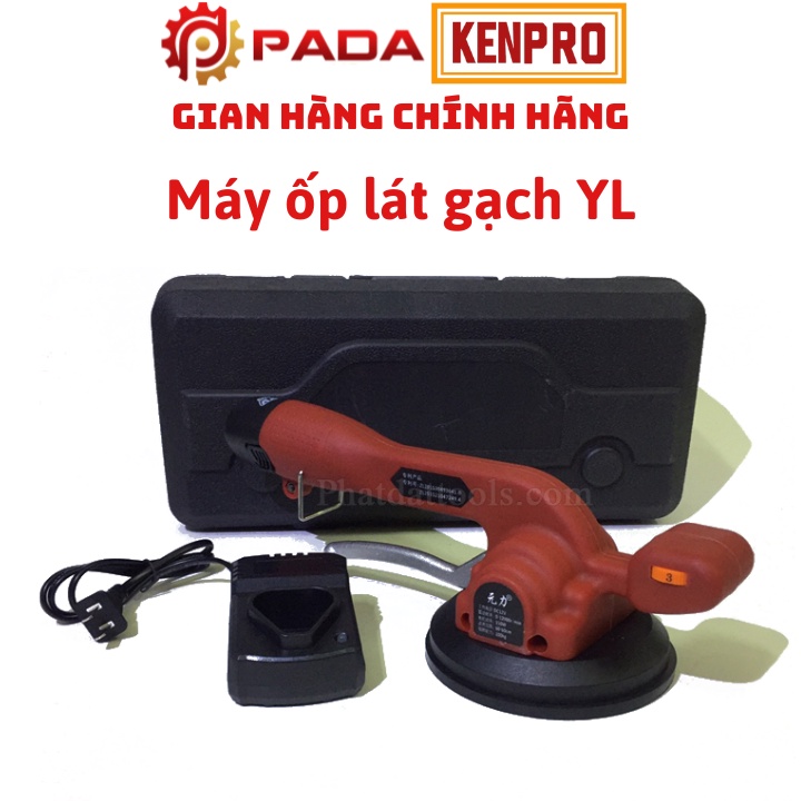 Máy ốp lát gạch đá chuyên dụng-2 pin sạc Li-ion-Bảo hành 6 tháng-2 chức năng đầm+rung tiện dụng