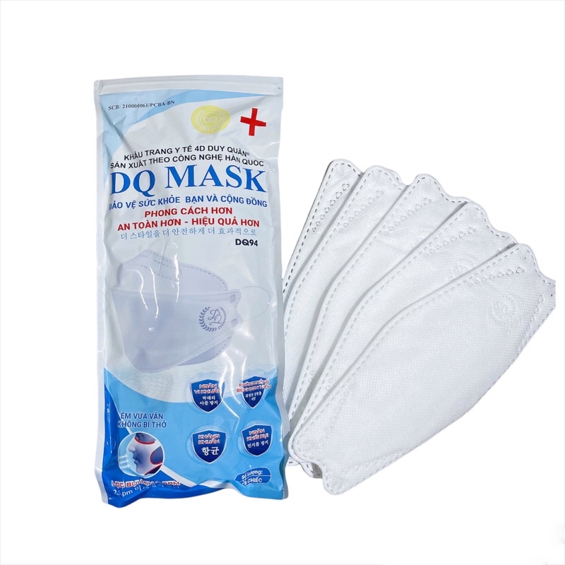 KHẨU TRANG 4D KHÁNG KHUẨN KF94 MASK CAO CẤP ,BẢO VỆ SỨC KHOẺ MÙA DỊCH (Túi 10cái) Khẩu trang y tế