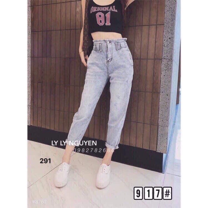 quần jean baggy cạp chun co gian