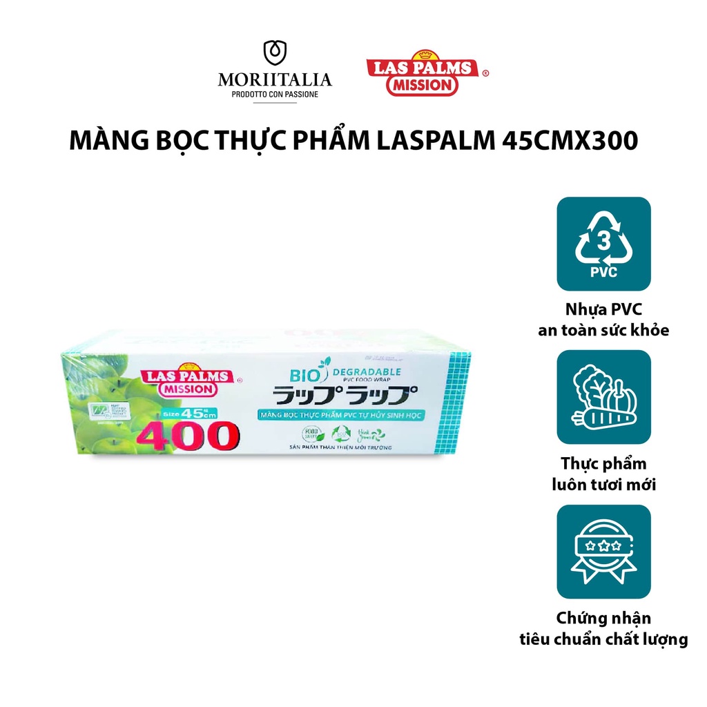 Màng bọc thực phẩm Laspalm chính hãng tự hủy sinh học Moriitalia MBTP00006392