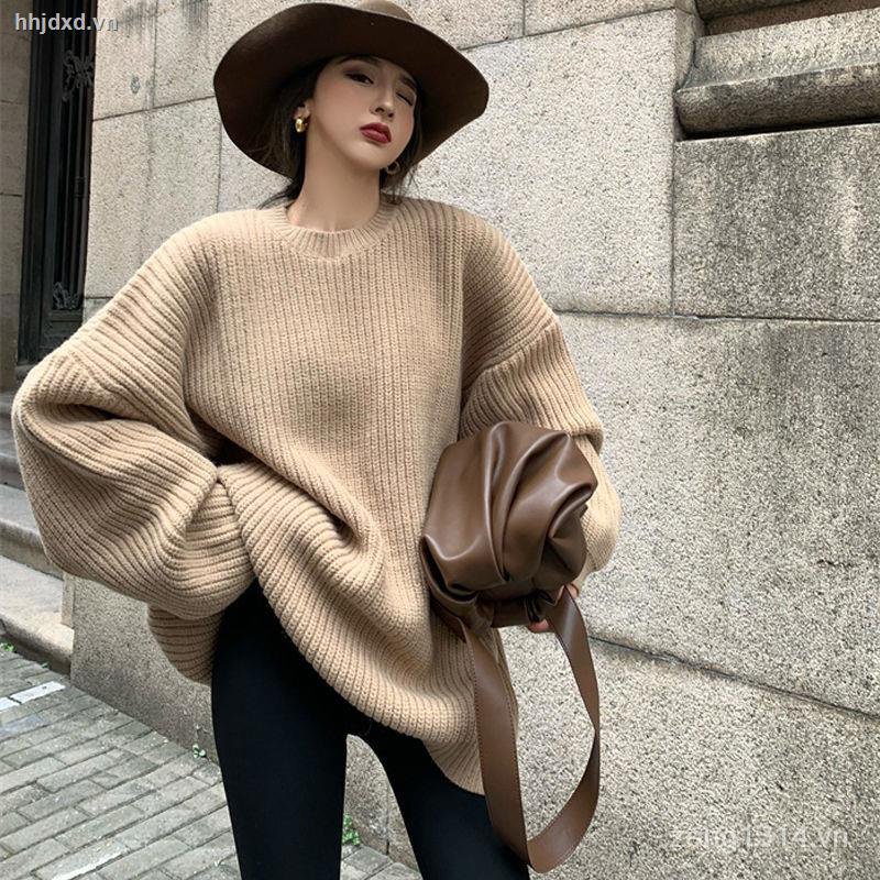 Áo sweater dày dặn dài tay cổ tròn dễ phối đồ thời trang mùa thu và đông kiểu Hàn Quốc cho nữ | BigBuy360 - bigbuy360.vn