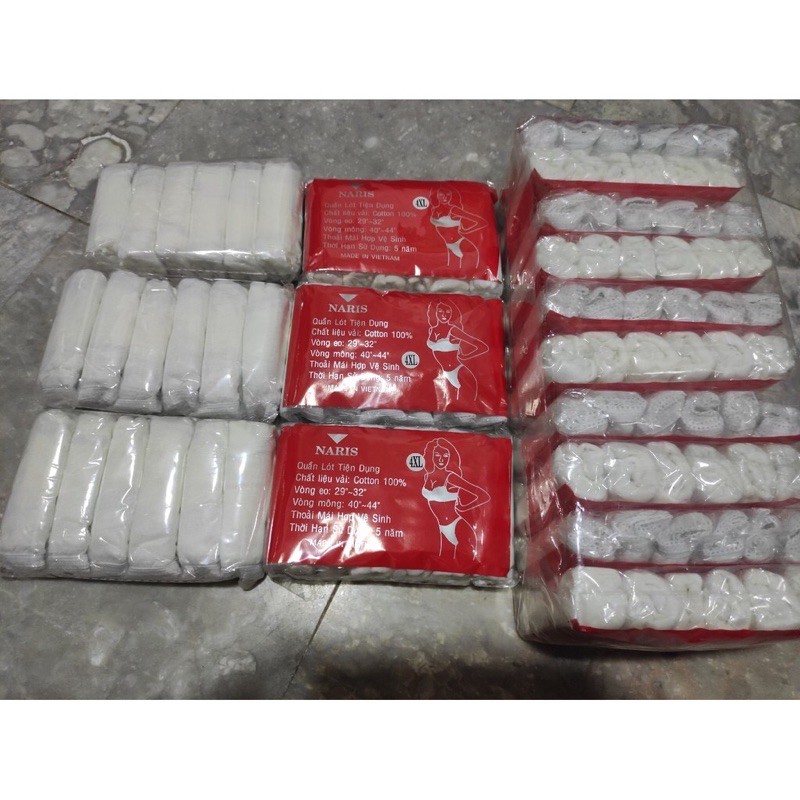 Set 6 Quần Lót Giấy Vãi Cotton Naris loại 1 | BigBuy360 - bigbuy360.vn