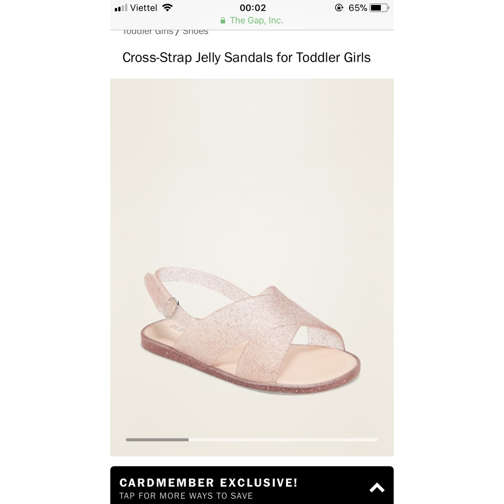 (Auth) Nhựa thơm Old Navy (chữ X) Rose Gold