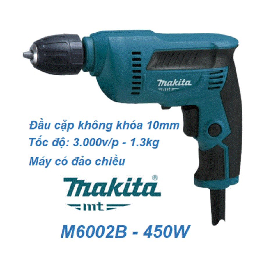 MÁY KHOAN CẦM TAY MAKITA M6002B - MÁY KHOAN MKT M6002B( HÀNG CHÍNH HÃNG) 450W
