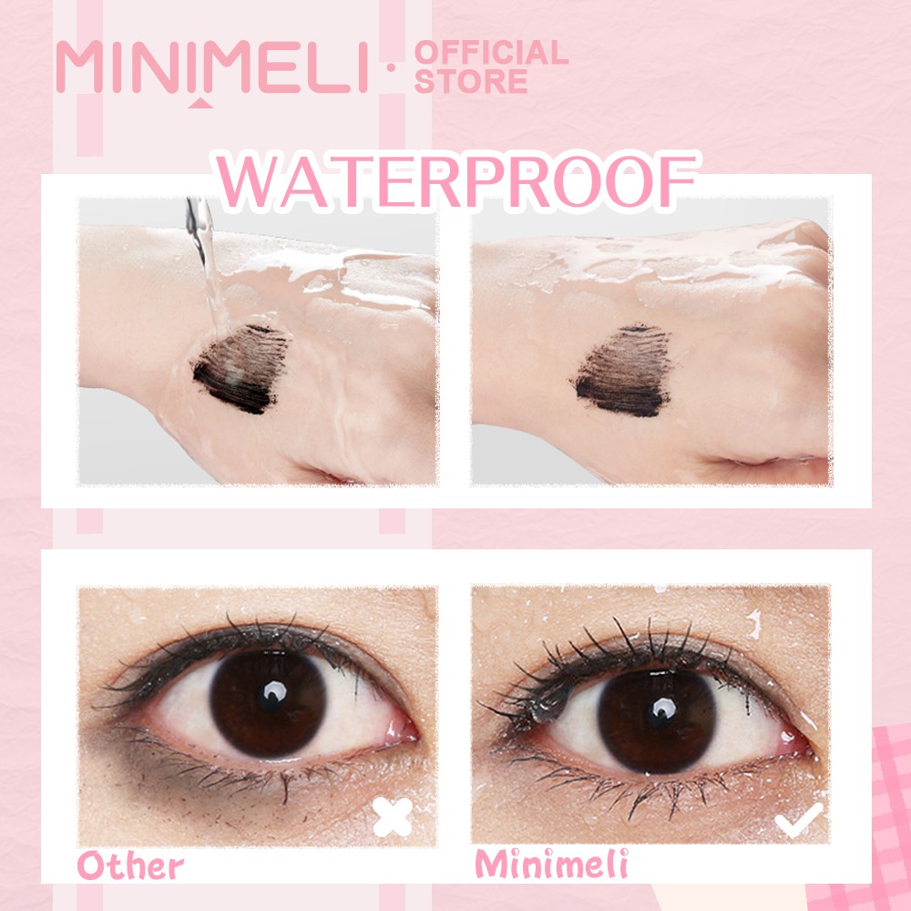 Bút Kẻ Mắt MINIMELI Khô Nhanh Không Thấm Nước Lâu Trôi Mascara Bộ Trang Điểm Mắt 20g | BigBuy360 - bigbuy360.vn