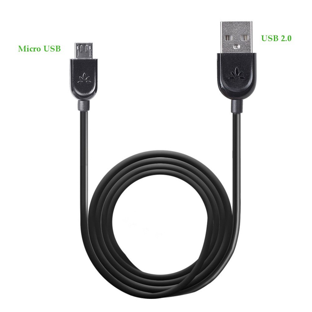Cáp sạc và truyền dữ liệu Micro USB sang USB 2.0 AVANTREE FDKB-TR181-BLK A2121 (màu đen)