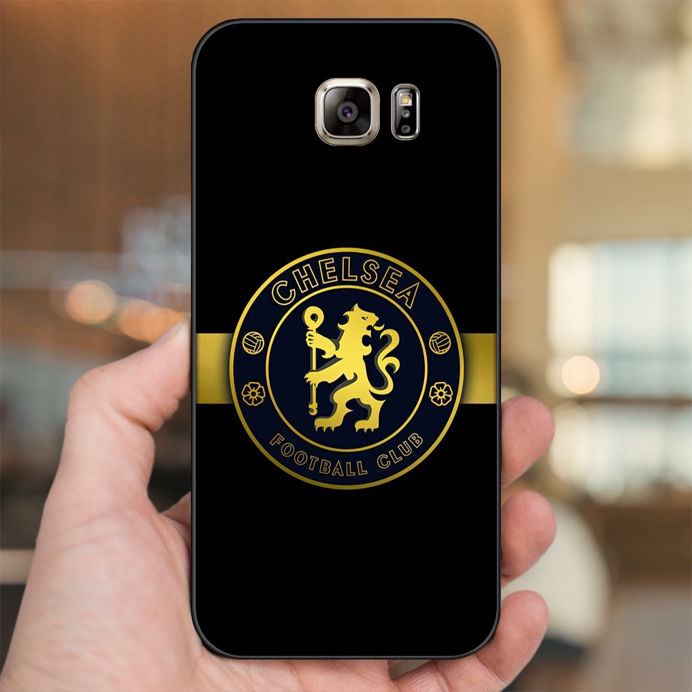 Ốp lưng Samsung Note 5 viền đen in hình Chelsea FC