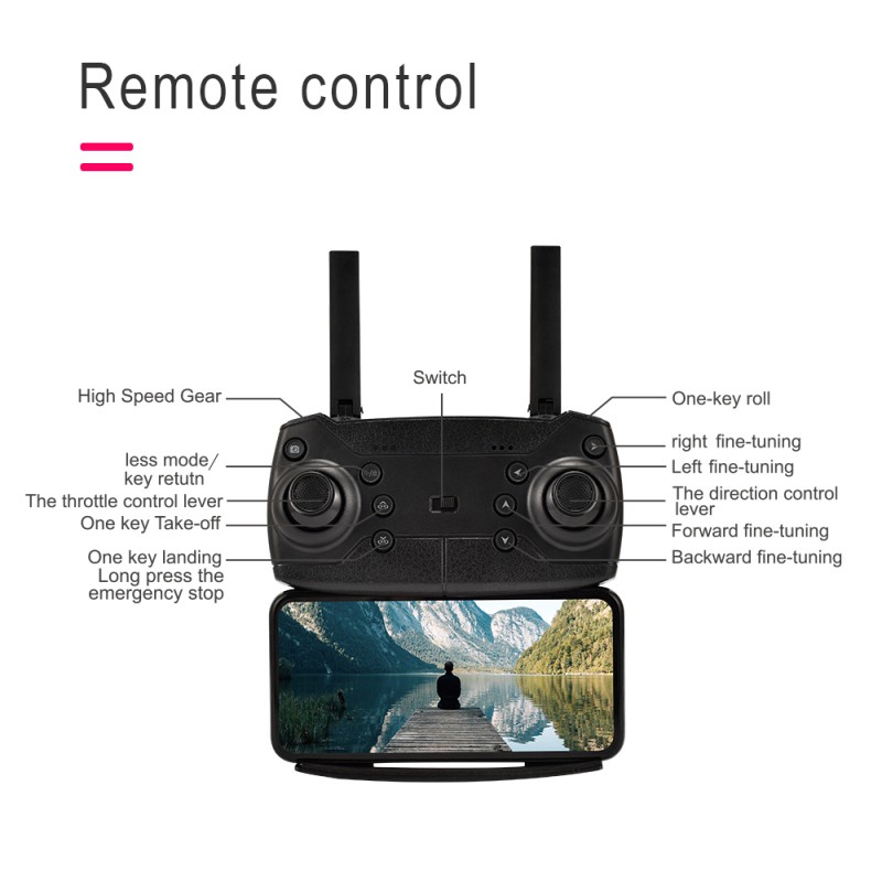 Flycam,Flycam mini F82 Định Vị -2 Camera full 1080k -Chống rung Chụp Ảnh Quay Video Trên Không-Atlanta