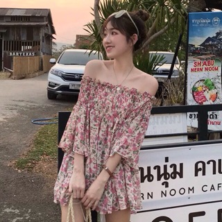 ORDER Áo trễ vai hoa nhí ulzzang - nhiều mẫu