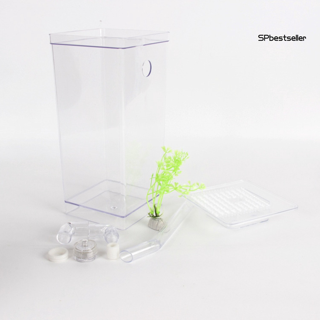 1 Bộ Bể Cá Mini Trong Suốt Tự Động Lọc Nước