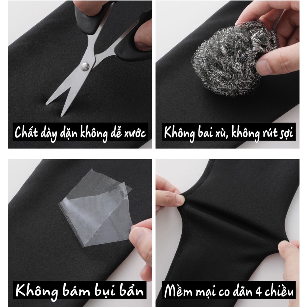 Quần Legging thần thánh cạp cao che bụng, gấu căt laser chống rút sợi - Quảng Châu Cao Cấp ( Có size đến 80kg )