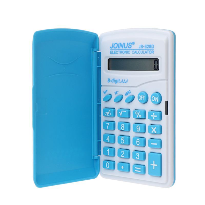 Mini Student Pocket Battery Powered 8-Digit Electronic School Office Calculator