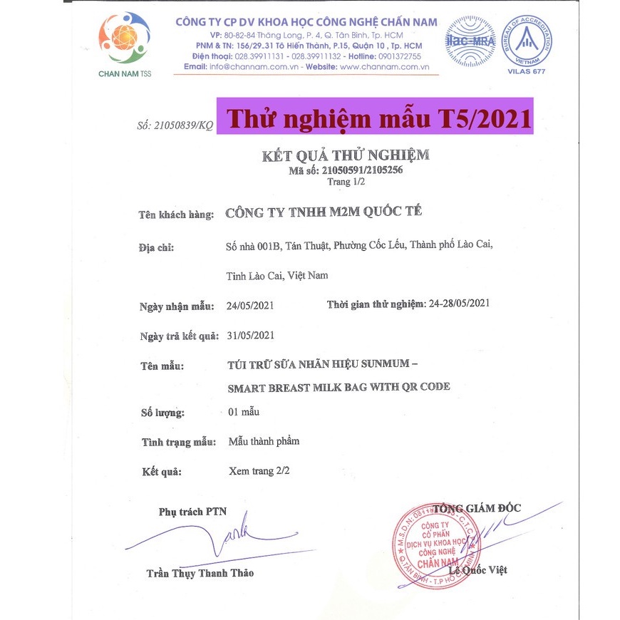 Túi trữ sữa Sunmum chính hãng an toàn tiện lợi với dung tích 250ml và 100ml