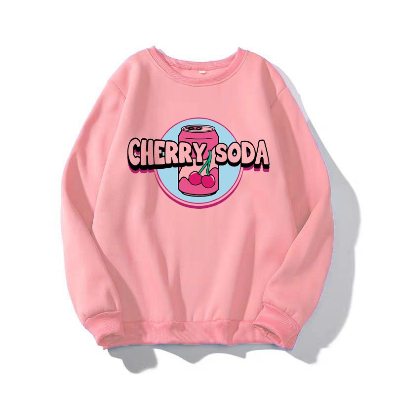 Áo sweater Unisex in Chery Soda (nhiều màu)
