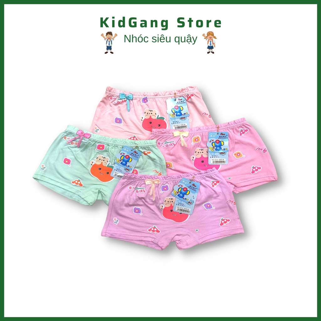 Quần chip bé gái, quần chip đùi bé gái cotton 10-28kg