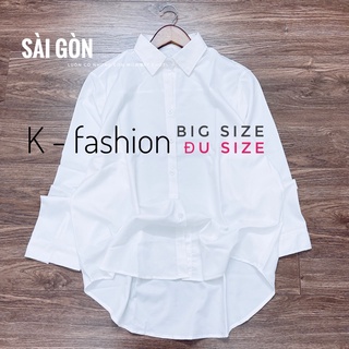 ÁO SƠ MI TRẮNG NỮ - BIG SIZE - BỀN ĐẸP - CHẤT LƯỢNG