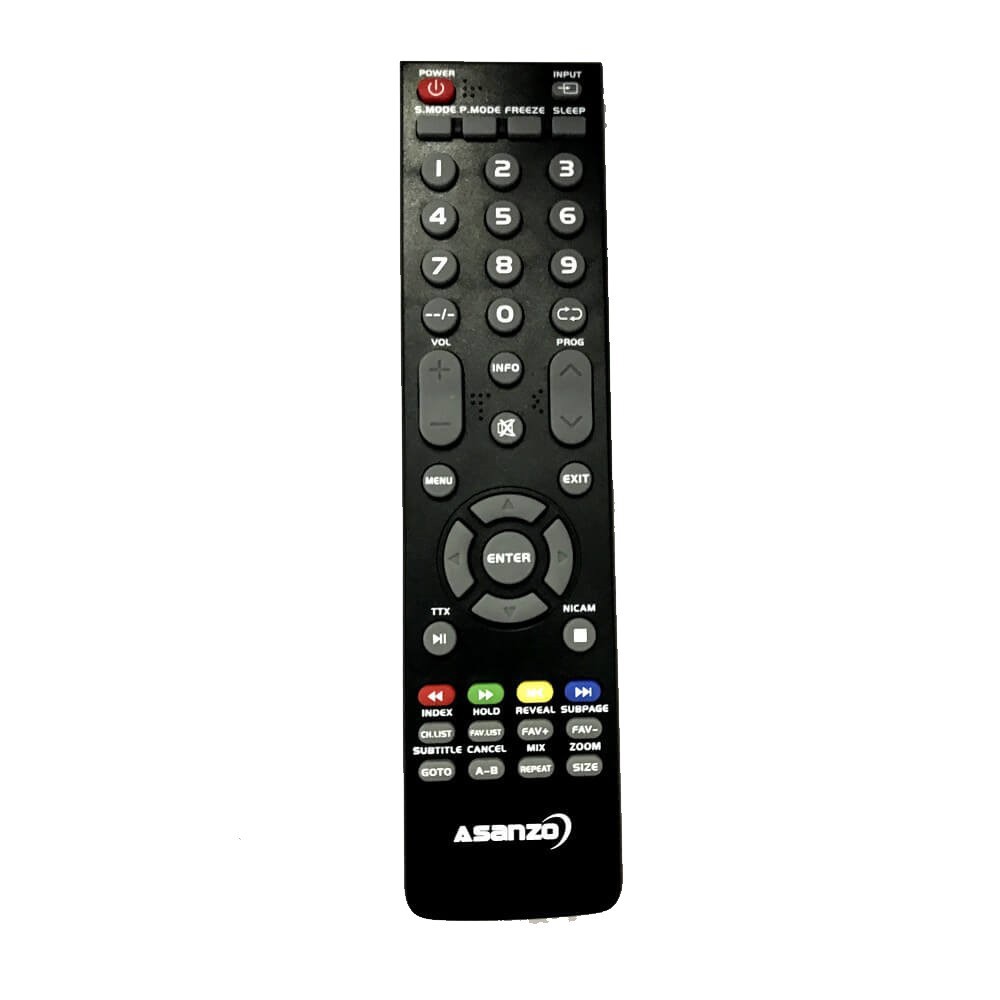 Điều khiển Remote Tivi Asanzo mẫu 1