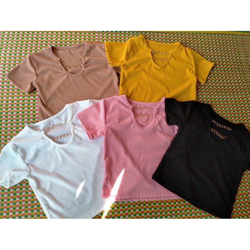 ÁO CROPTOP CỔ CHỮ V [FREESHIP] [CLIP THẬT] [BIC SALE] hàng loại 1, vải dày | BigBuy360 - bigbuy360.vn