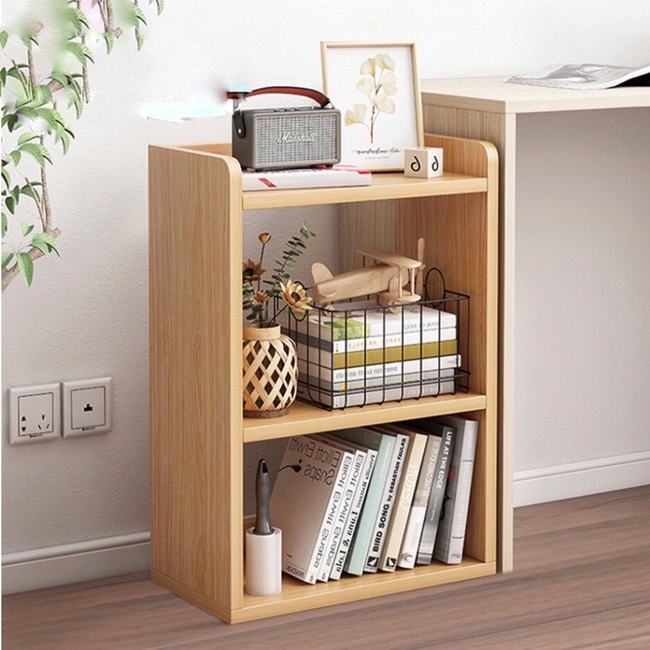 Kệ sách gỗ mini - Giá sách có thể làm tủ đầu giường tiện lợi GĐ156