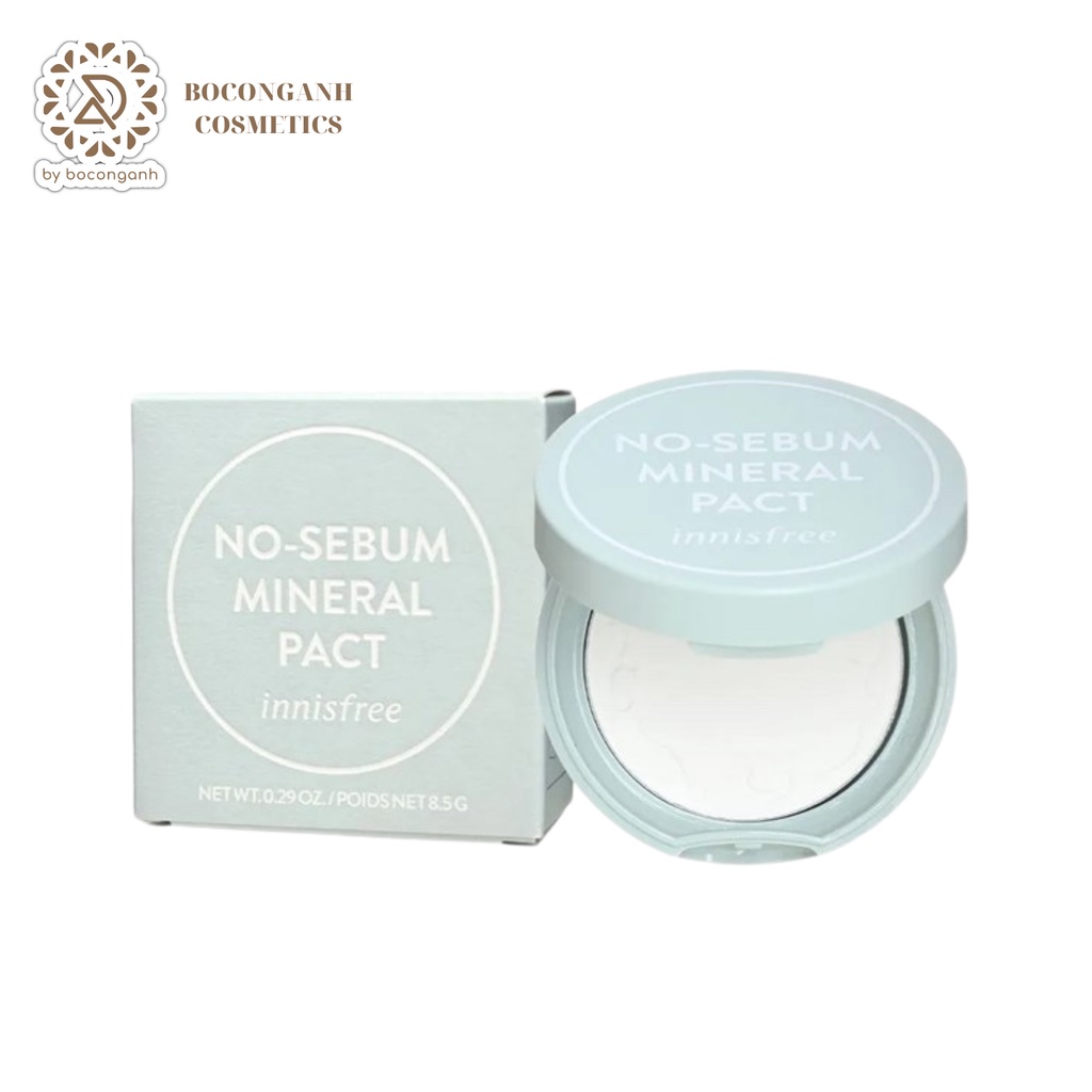 PHẤN PHỦ NÉN INNISFREE NO-SEBUM MINERAL PACT 8.5G MẪU MỚI