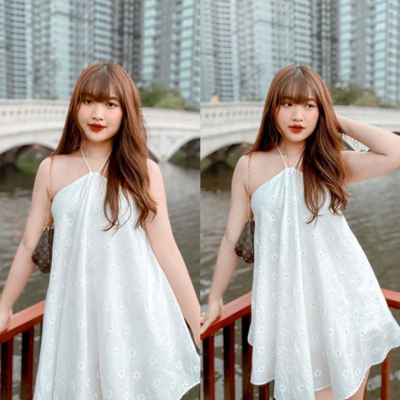 ÁO YẾM HOẠ TIẾT HOA CÚC HOẠ MI ✨🌼🌈🦋