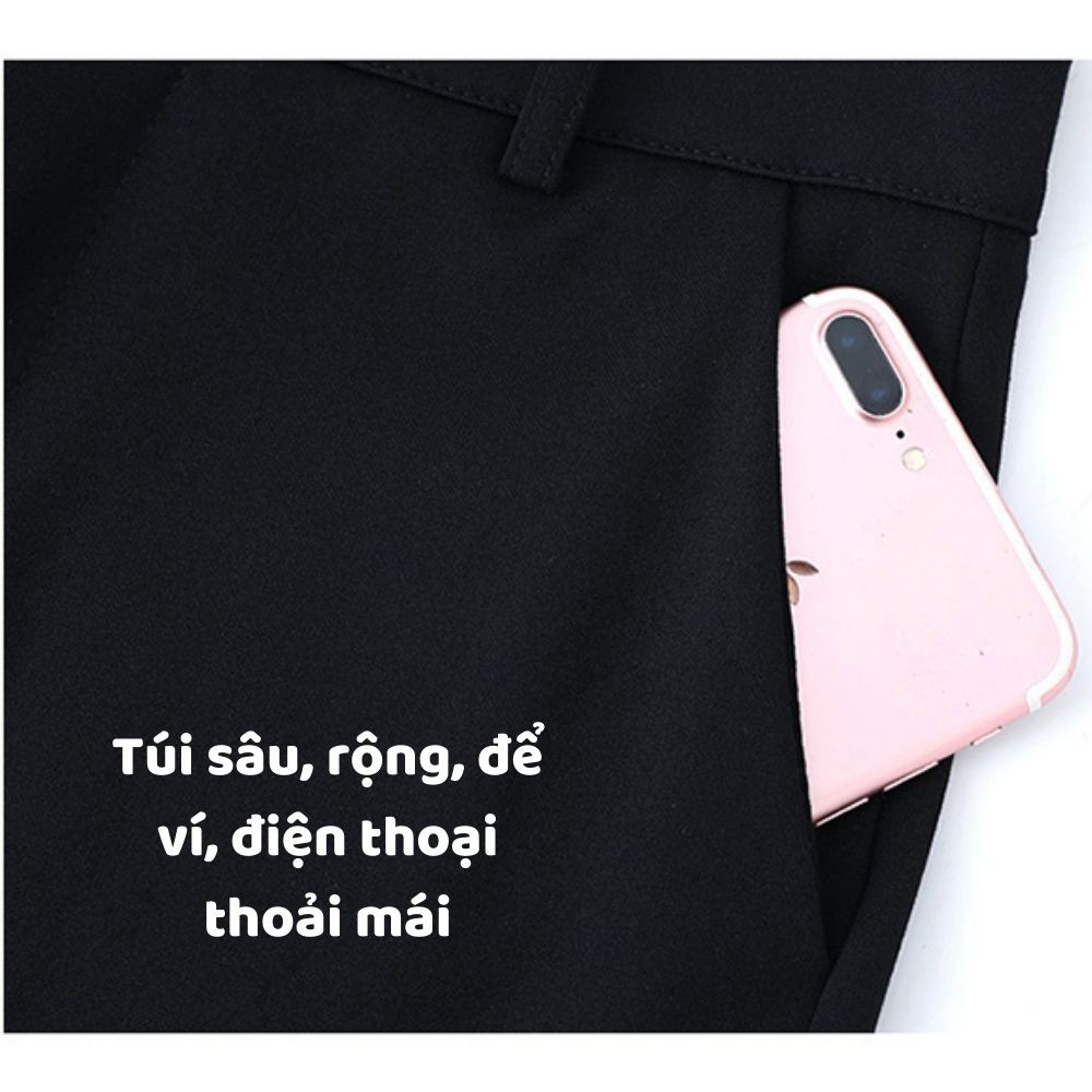 Quần Baggy Nữ Công Sở, Chất Vải Tuyết Mưa[ HÀNG ĐẸP] Mix Đồ Đi Làm - Đi Học- Đi Chơi - Tôn dáng,Thanh Lịch, Hiện Đại HOT | BigBuy360 - bigbuy360.vn