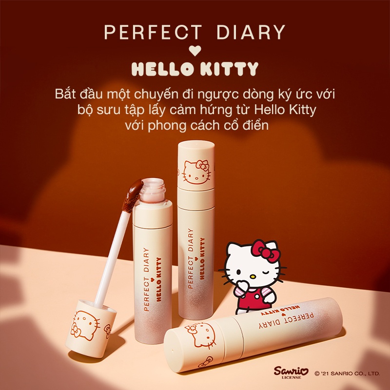 Son Velvet Stain Perfect Diary X Hello Kitty Enchanted Wonderland Phiên Bản Giới Hạn 4.6g