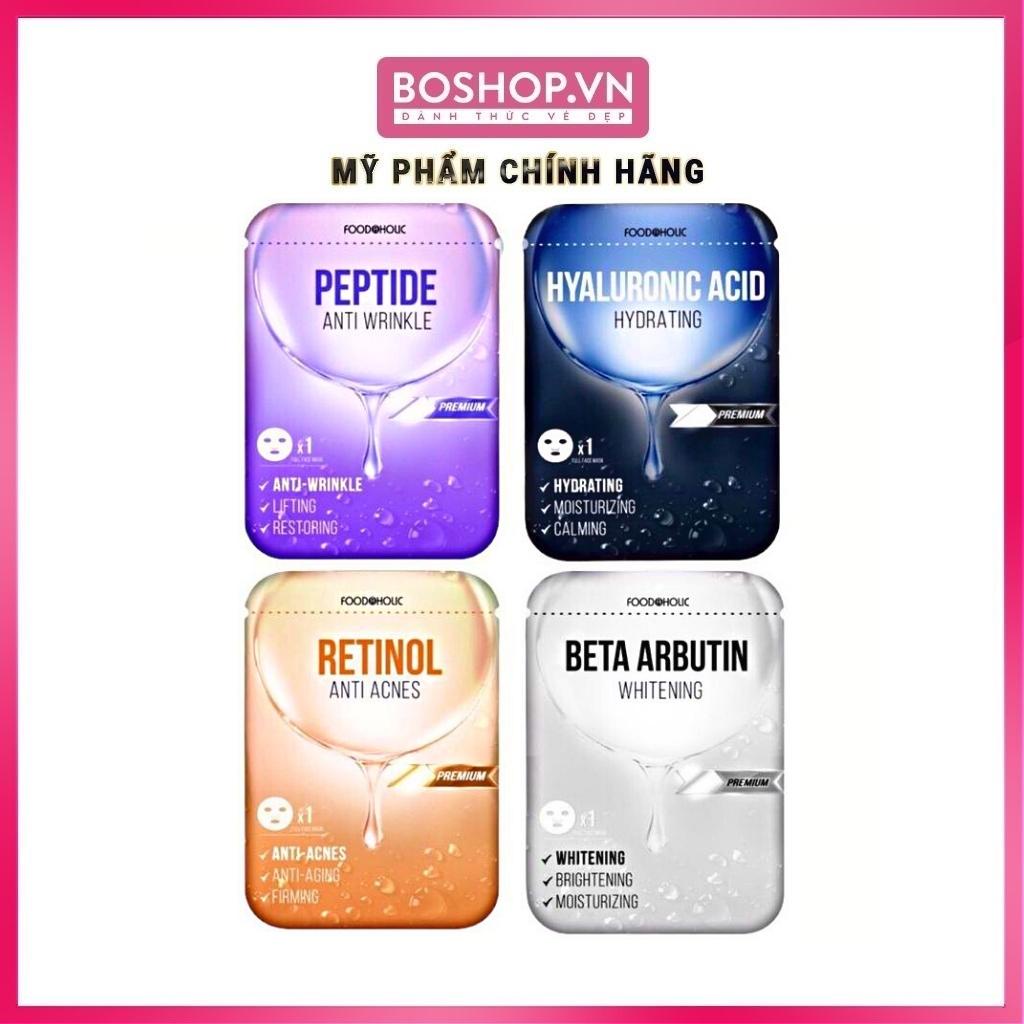 Mặt Nạ Foodaholic Mask Dưỡng Trắng, Dưỡng Ẩm, Chống Lão Hóa 23ml Hàn Quốc