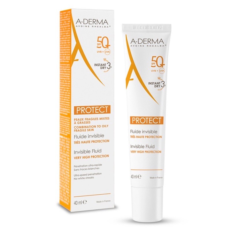 Kem chống nắng Aderma protect fluid spf50+ 50ml