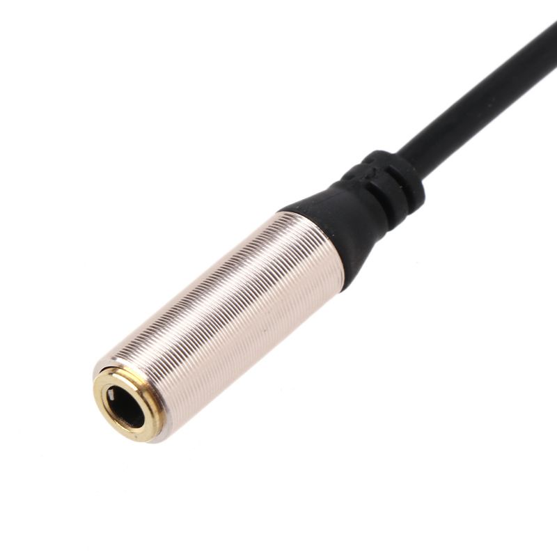 Dây Cáp Nối Dài 24cm 90 Độ 3.5mm Cho Loa Máy Tính PC