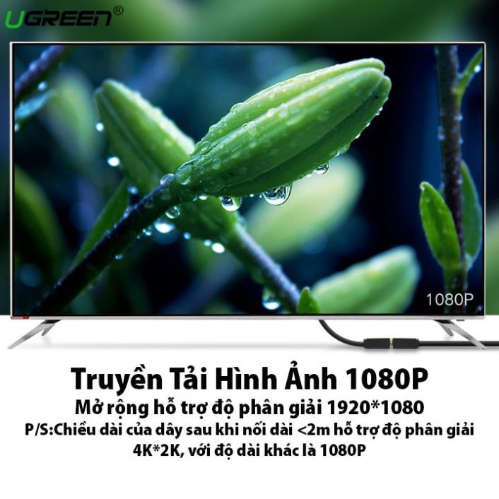 Cáp nối dài HDMI Ugreen HD107 hỗ trợ 4K 2K chính hãng - Hapustore