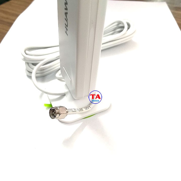[Mã ELFLASH5 giảm 20K đơn 50K] Anten 3G/4G Huawei 18dbi - Đầu cắm chuẩn SMA - Cáp dài 3m/hỗ trợ băng tần 700-2600Mhz. | BigBuy360 - bigbuy360.vn