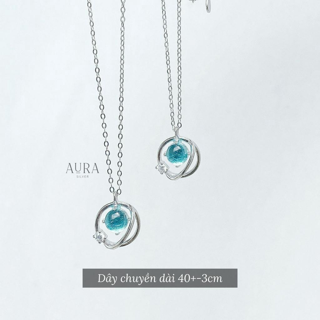 Dây chuyền bạc 925 vòng cổ bạc nữ Planet- Aura Silver-DC41