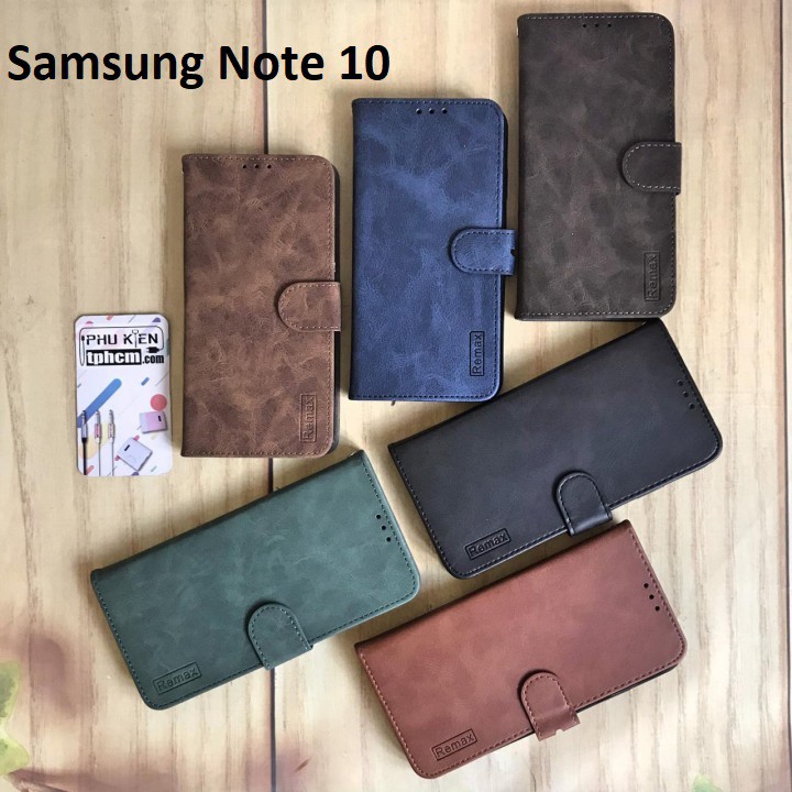 Bao da Samsung Note 10 thương hiệu Remax