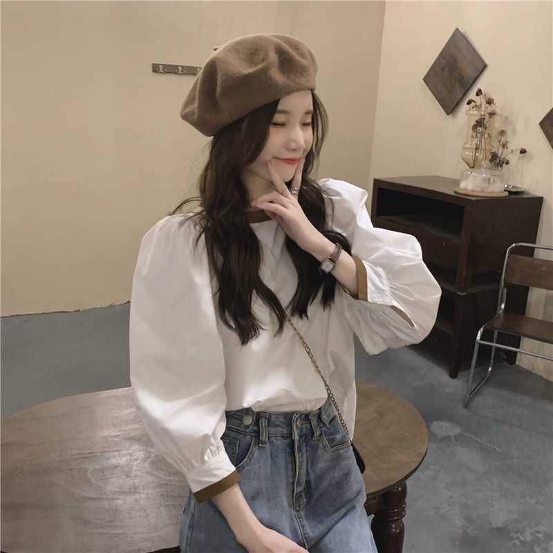 Áo Sơ Mi Dài Tay Thiết Kế Mới Thời Trang Mùa Hè Theo Phong Cách Hàn Quốc Cho Nữ