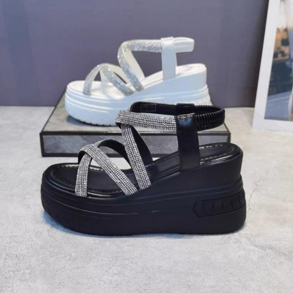 SANDAL XUỒNG QUAI CHÉO ĐÁ