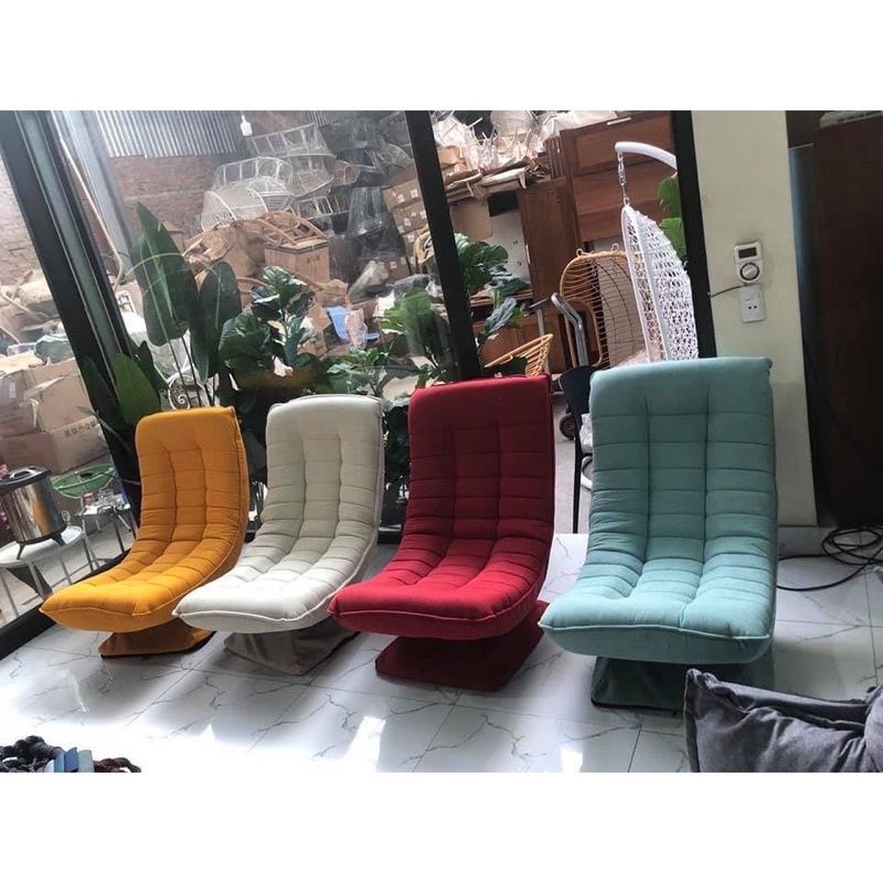 Ghế Thư Giãn Mặt Trăng Cao Cấp - Ghế Đọc Sách Xoay - Ghế Sofa Lười Tựa Lưng
