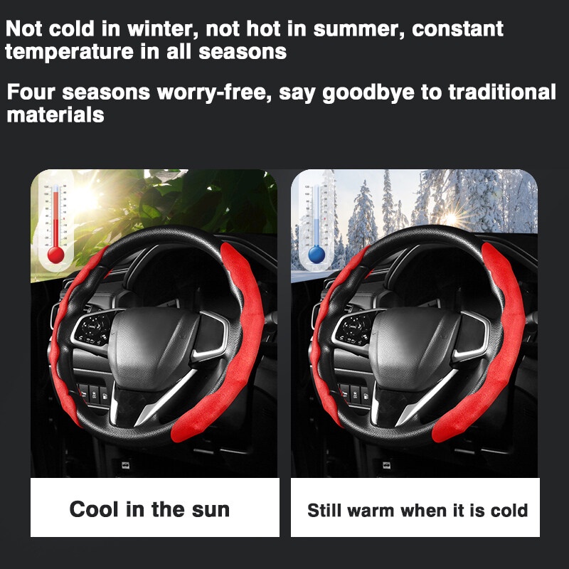 Bộ 2 Miếng Đệm Bọc Vô Lăng Xe Hơi Honda CITY JAZZ CIVIC HRV CRV BRV Accord Odyssey VEZEL