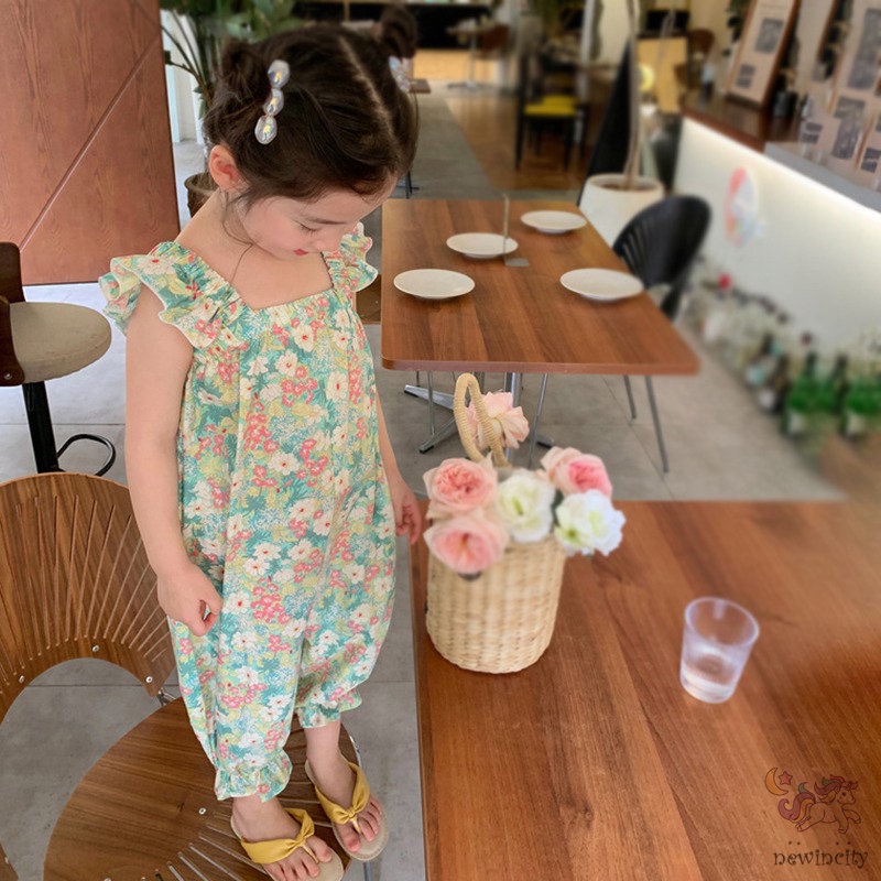 Bodysuit In Hoa Dễ Thương Cho Bé GáI