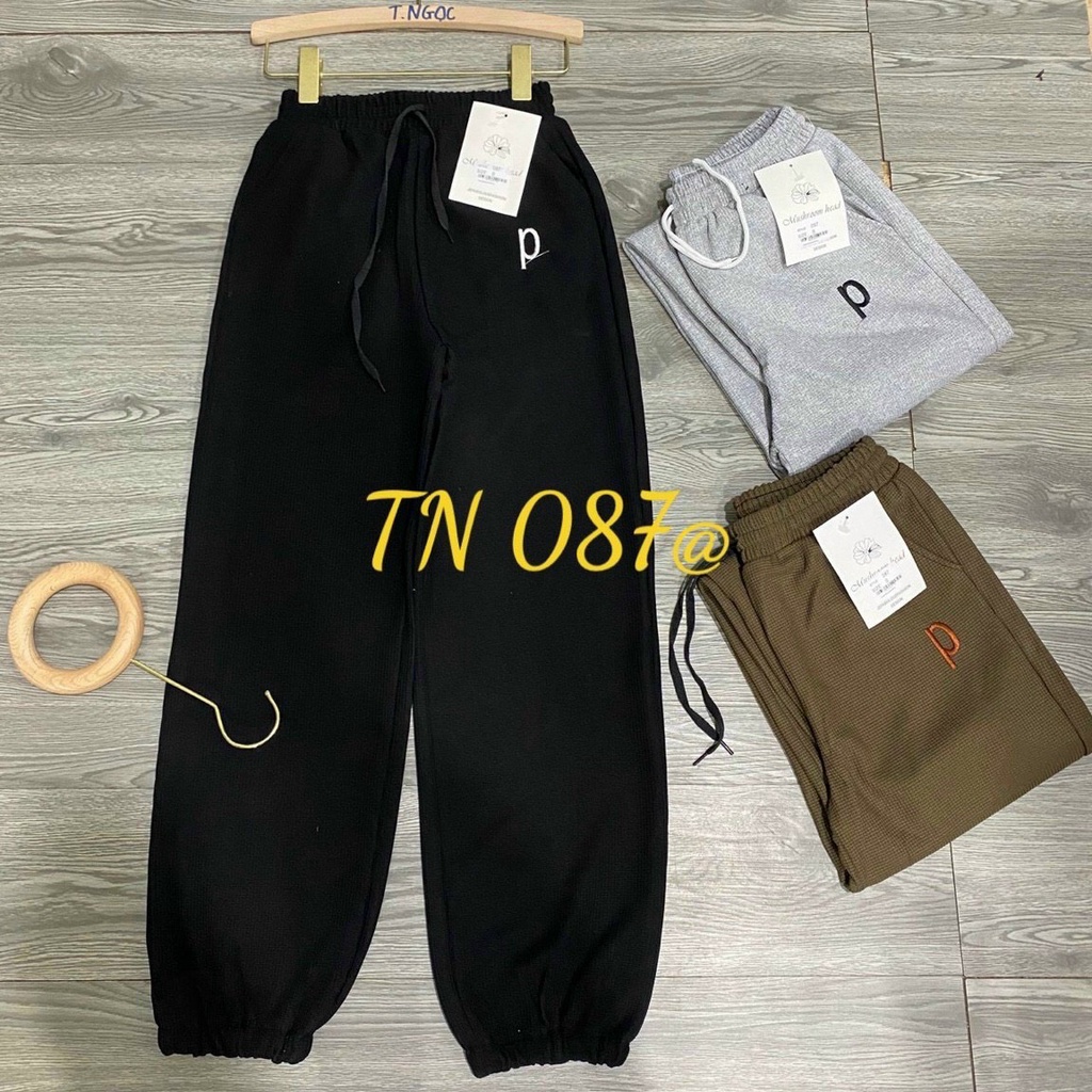 Quần Nữ Bo Gấu - Rút Dây Ống Mặc 2 Kiểu Cullotes Và Jogger Ullzang phong cách Hàn Quốc