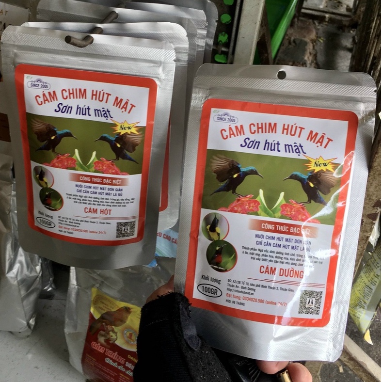 Combo 2 gói (Cám dưỡng) Cám hút mật / CÁM CHIM HÚT MẬT CAO CẤP