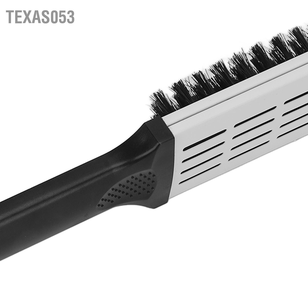 Texas053 Lược duỗi thẳng Rỗng khí chịu nhiệt độ cao Bàn chải tạo kiểu tóc hai mặt màu đen trắng cho nhà